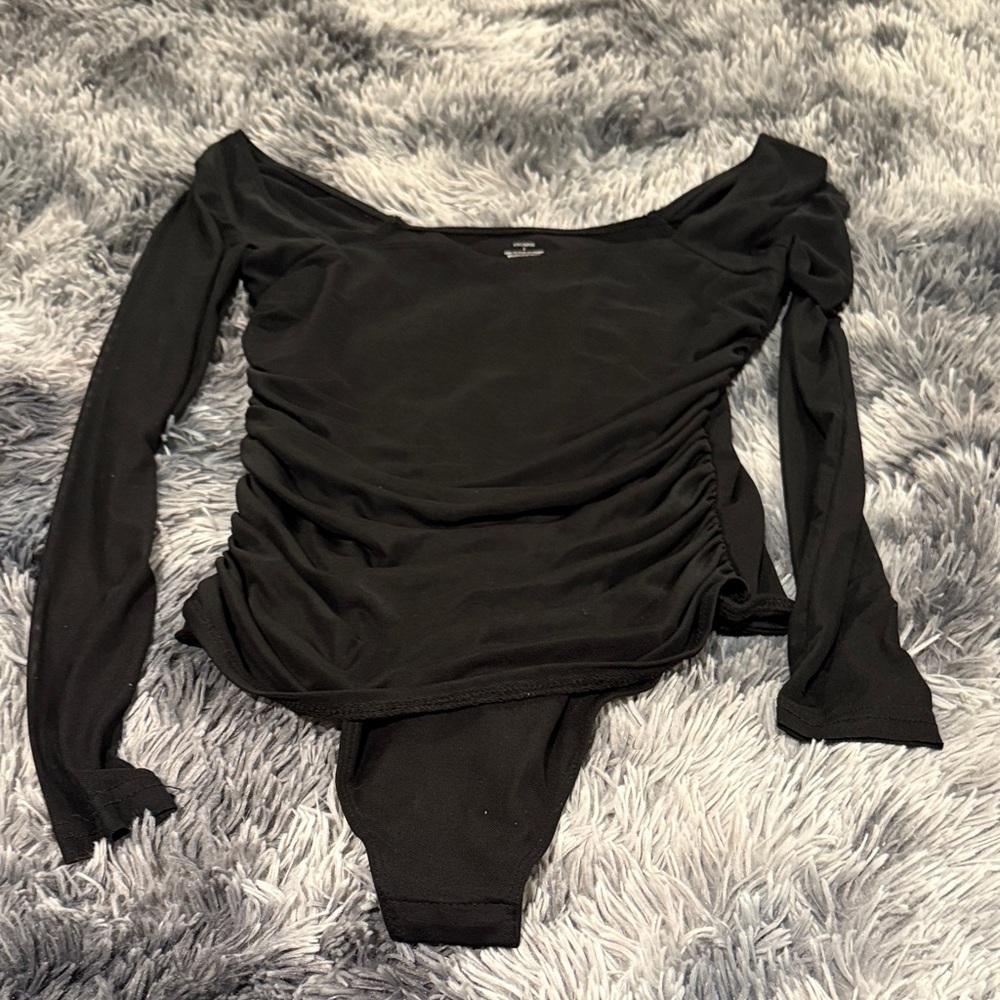 Elegant Black Off-Shoulder Women's Top